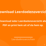 Download leerdoelenoverzicht