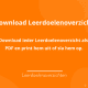 Download leerdoelenoverzicht